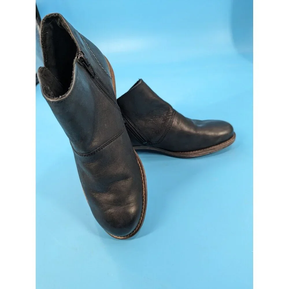 Josef Seibel Sienna 81 Black Washed NWOB Bootie $185‎